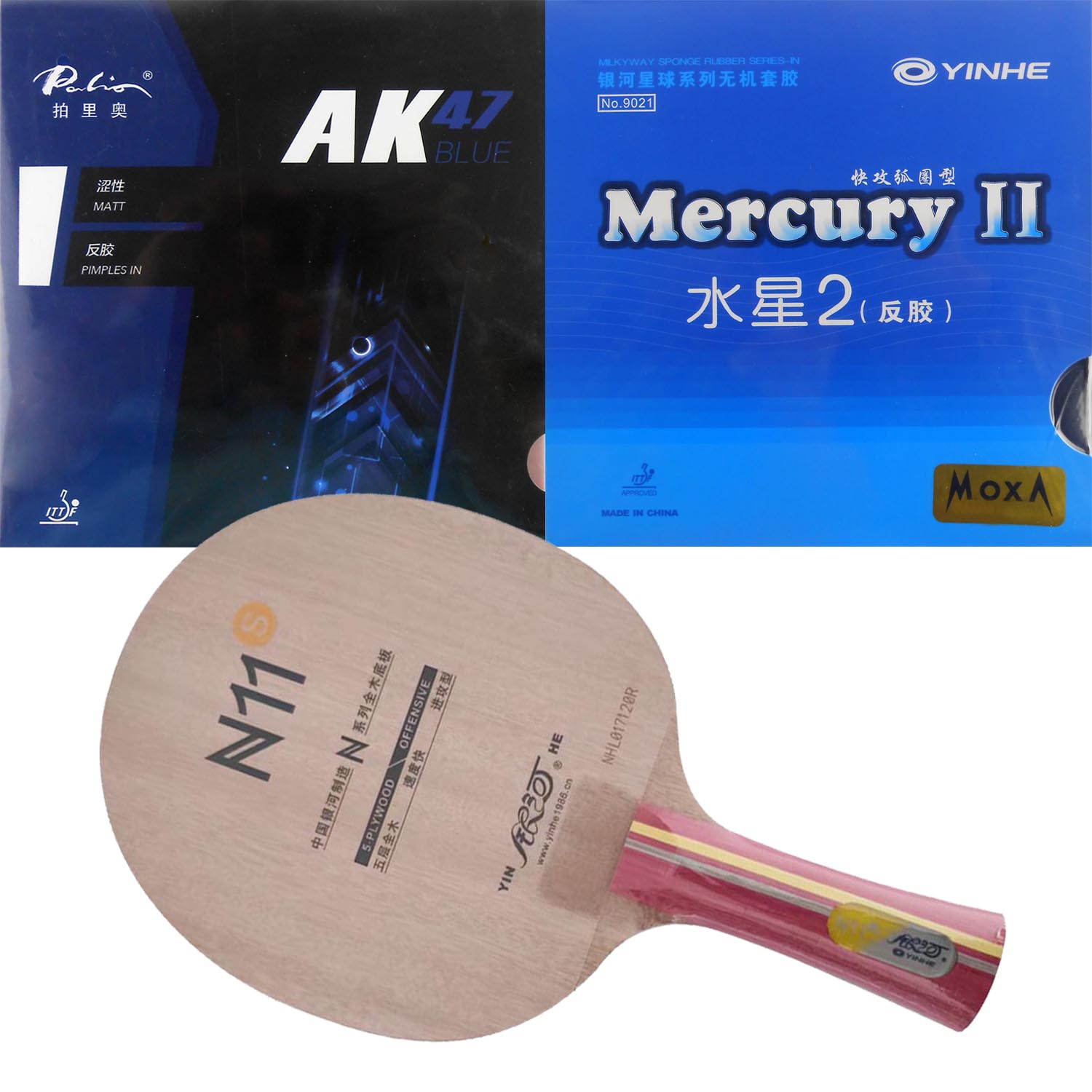 Pro Combo Racket Yinhe N11S N1 - Table Tennis Umpire ulasan dan harga