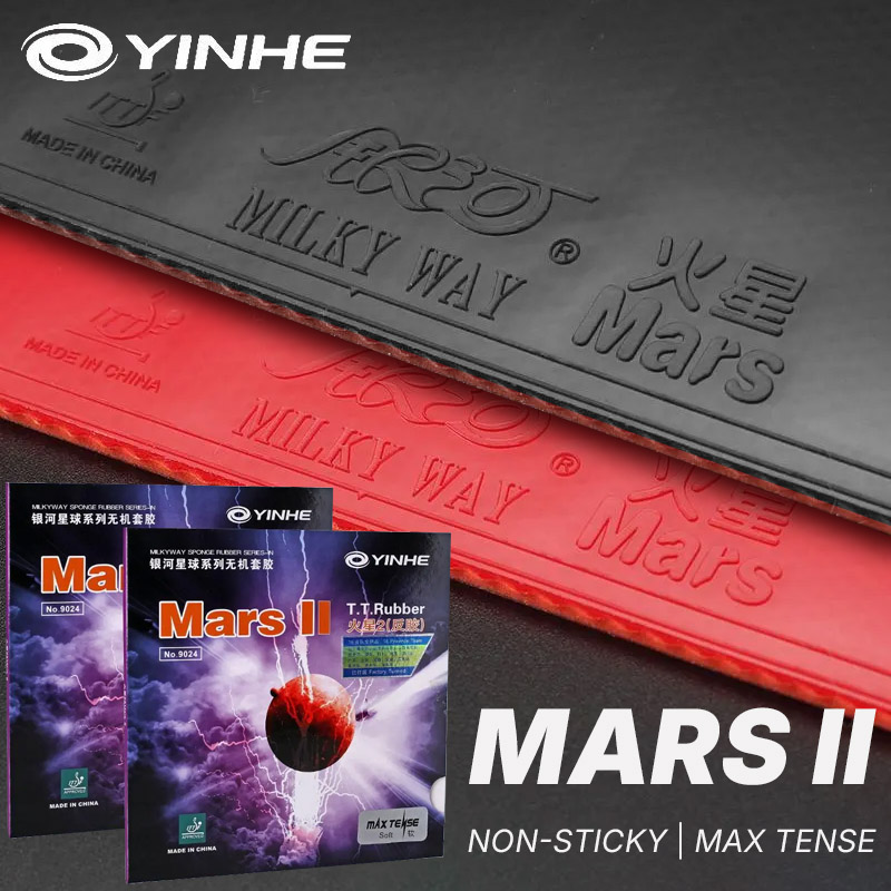YINHE MARS 2 Table Tennis Rubb - Table Tennis Xiom Rubber ulasan dan harga