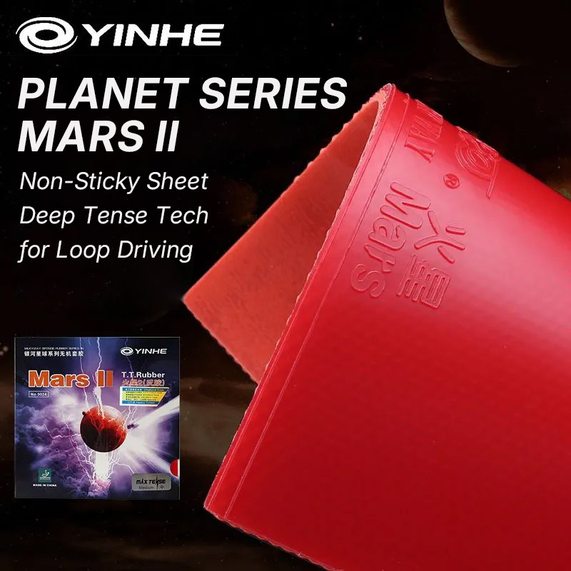 YINHE MARS 2 Table Tennis Rubb - Table Tennis Xiom Rubber ulasan dan harga