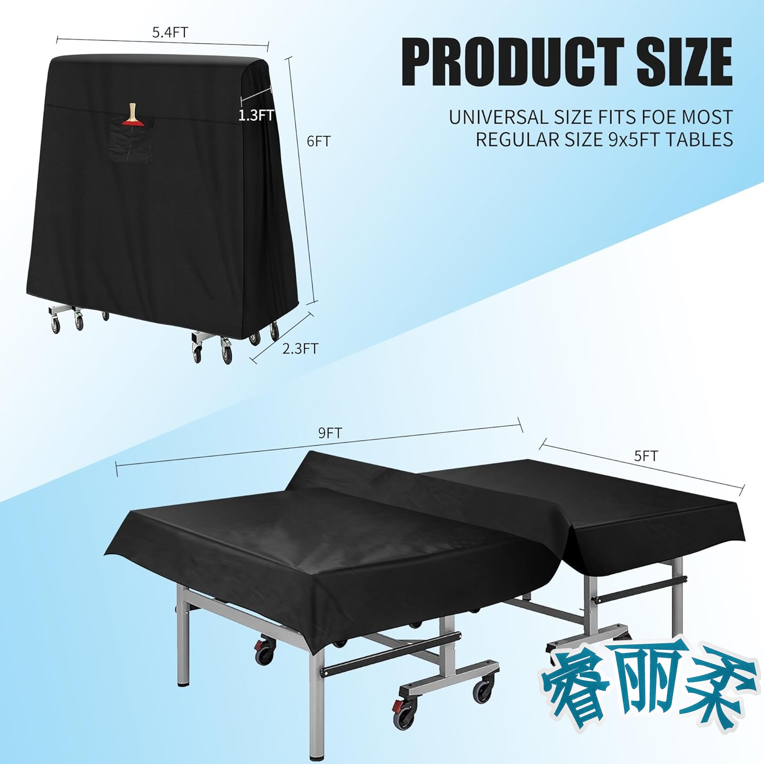 600D Oxford Fabric Table Tenni - Table Tennis Folding Table ulasan dan harga