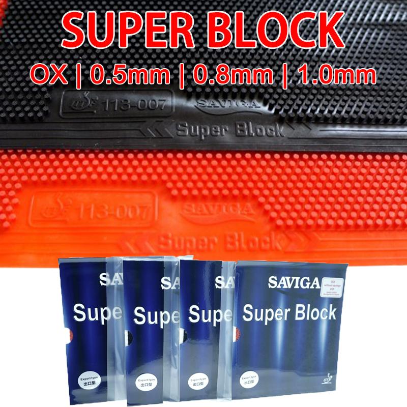 SAVIGA SUPER BLOCK OX Long Pip - Table Tennis Xiom Rubber ulasan dan harga